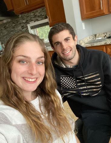 Devyn Pulisic with her brother, Christian Pulisic during Devyn's birthday.